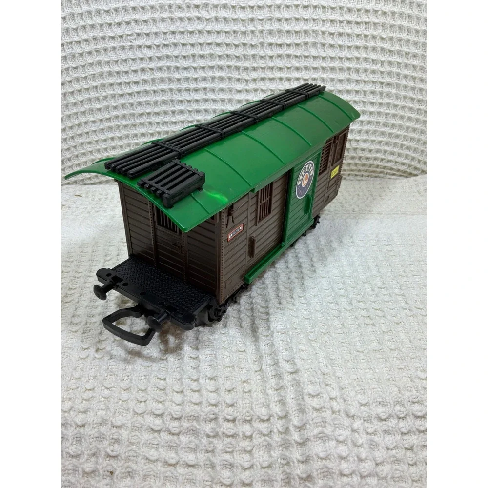 G Scale Kids Lionel Boxcar Freight Train 6533 Green Brown‎